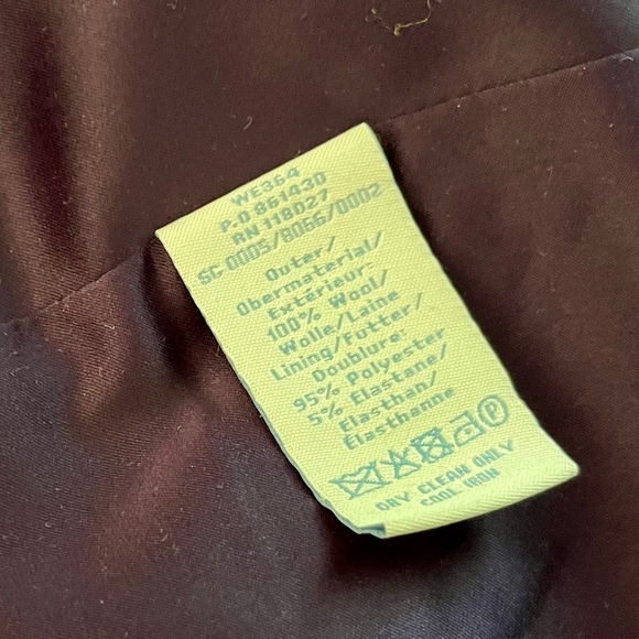 BODEN Boiled Wool Jacket - Black - US Size 6 - Picture 9 of 9